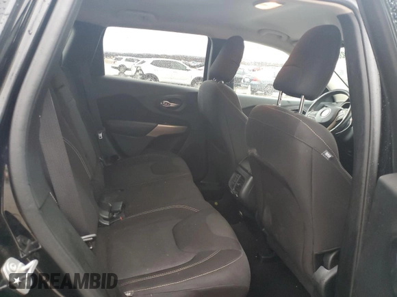 2017 Jeep Cherokee Latitude with VIN 1C4PJLCS6HW641690, listed as a Copart auction lot 44922935 with 143,024 mi miles and Salvage Title. Bid and sale history available at carsss.com. Image 11.