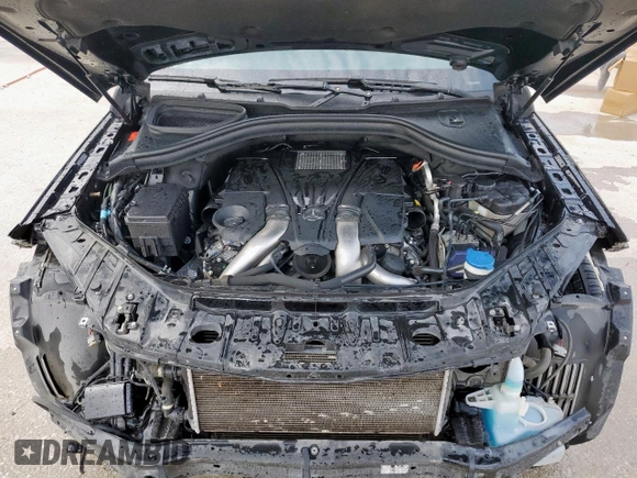 2017 Mercedes-Benz GLS 550 with VIN 4JGDF7DE9HA776627, listed as a Copart auction lot 56733755 with 89,242 mi miles and Salvage title. Bid and sale history available at DreamBid. Image 12.