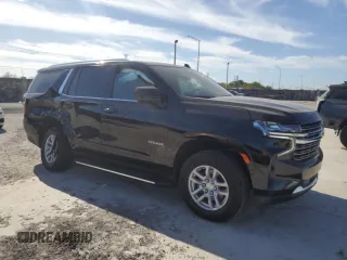 2023 Chevrolet Tahoe LT with VIN 1GNSCNKD6PR274698, listed as a Copart auction lot 49871025 with 85,319 mi miles and Salvage title. Bid and sale history available at DreamBid. Image 4.