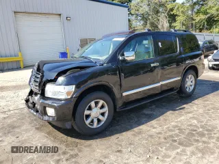 2004 Infiniti QX56 with VIN 5N3AA08C14N807476, listed as a Copart auction lot 75938334 with 200,675 mi miles and Salvage Title. Bid and sale history available at carsss.com. Image 1.