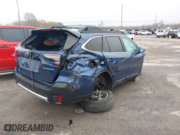 2022 Subaru Outback Limited with VIN 4S4BTANC4N3130731, listed as a IAAI auction lot 41984600 with 20,187 mi miles and . Bid and sale history available at DreamBid. Image 4.