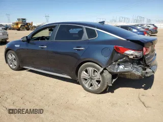 2017 Kia Optima Hybrid EX with VIN KNAGU4LEXH5015229, listed as a Copart auction lot 75258154 with 118,130 mi miles and Salvage Title. Bid and sale history available at carsss.com. Image 2.