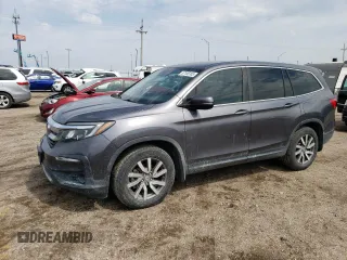 2020 Honda Pilot EX with VIN 5FNYF5H34LB008668, listed as a Copart auction lot 57105105 with 94,780 mi miles and Salvage title. Bid and sale history available at DreamBid. Image 1.