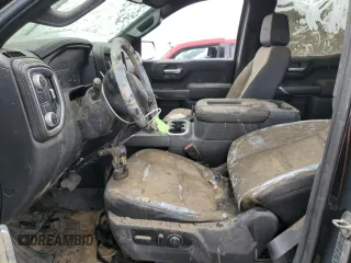 2021 GMC Sierra 1500 AT4 with VIN 3GTP9EED2MG182802, listed as a Copart auction lot 88715745 with 0 mi miles and Salvage Title. Bid and sale history available at carsss.com. Image 7.