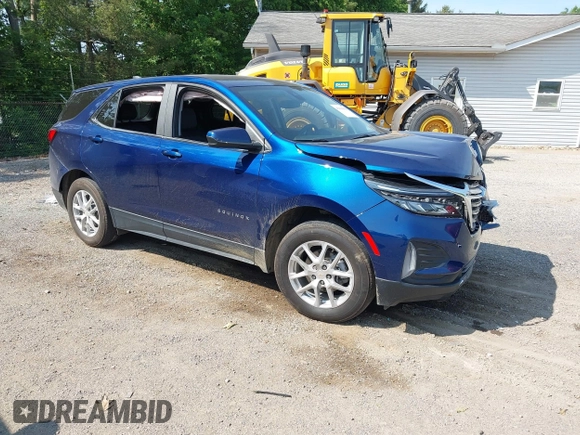 2023 Chevrolet Equinox LT z VIN 3GNAXUEG3PS152703, wystawiony jako IAAI lot #42294918 z przebiegiem 28 516 mil mil oraz . Historia ofert i sprzedaży dostępna na DreamBid. Obrazek 1.