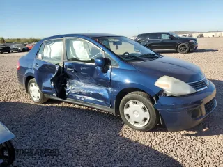 2008 Nissan Versa 1.8 S with VIN 3N1BC11E78L385445, listed as a Copart auction lot 44323285 with 79,185 mi miles and Salvage Title. Bid and sale history available at carsss.com. Image 4.