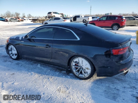 2018 Audi S5 Prestige z VIN WAUR4AF56JA006639, wystawiony jako Copart lot #45465115 z przebiegiem 187 224 mil mil oraz Czysty tytuł • Clean title. Historia ofert i sprzedaży dostępna na DreamBid. Obrazek 2.
