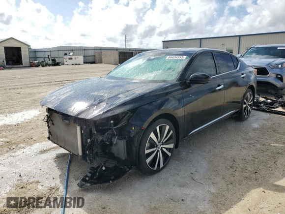 2019 Nissan Altima 2.5 Platinum with VIN 1N4BL4FW1KC128306, listed as a Copart auction lot 64434333 with 59,831 mi miles and Non Repairable. Bid and sale history available at carsss.com. Image 1.