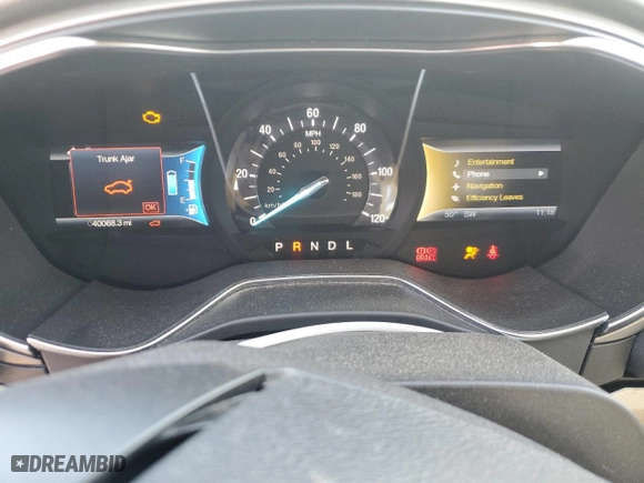2013 Ford Fusion SE Hybrid with VIN 3FA6P0LU7DR338415, listed as a Copart auction lot 83423944 with 40,068 mi miles and Salvage Title. Bid and sale history available at carsss.com. Image 9.