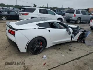 2015 Chevrolet Corvette Z51 2LT with VIN 1G1YK2D74F5118136, listed as a Copart auction lot 66483294 with 47,256 mi miles and Salvage Title. Bid and sale history available at carsss.com. Image 3.