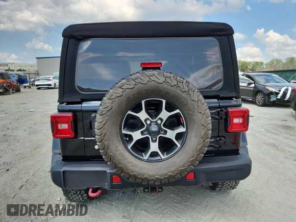 2018 Jeep Wrangler Unlimited Rubicon z VIN 1C4HJXFG8JW232955, wystawiony jako Copart lot #66491345 z przebiegiem 22 717 mil mil oraz Szkoda całkowita • Salvage title. Historia ofert i sprzedaży dostępna na DreamBid. Obrazek 6.