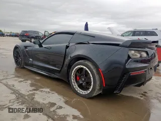 2019 Chevrolet Corvette Z06 2LZ with VIN 1G1YS2D65K5602382, listed as a Copart auction lot 51333025 with 52,787 mi miles and Salvage Title. Bid and sale history available at carsss.com. Image 2.