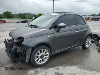 2017 FIAT 500 Pop with VIN 3C3CFFLR0HT509078, listed as a Copart auction lot 55770585 with 53,088 mi miles and Salvage title. Bid and sale history available at DreamBid. Image 1.