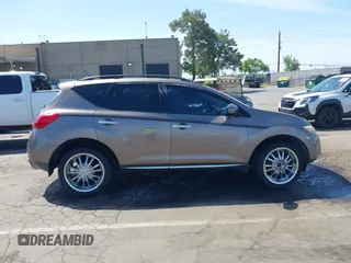 2009 Nissan Murano S with VIN JN8AZ18W09W101370, listed as a IAAI auction lot 42100083 with 168,687 mi miles and . Bid and sale history available at carsss.com. Image 13.