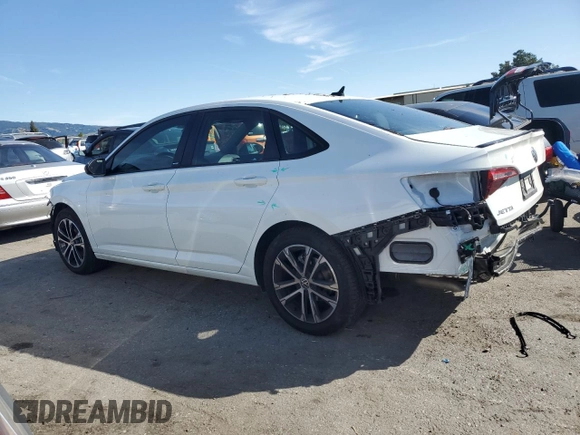 2024 Volkswagen Jetta Sport with VIN 3VWAM7BU8RM093732, listed as a Copart auction lot 44820755 with 7,547 mi miles and Salvage title. Bid and sale history available at DreamBid. Image 2.