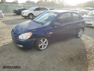 2008 Hyundai Accent SE with VIN KMHCN36C48U063880, listed as a Copart auction lot 85614214 with 136,642 mi miles and Salvage Title. Bid and sale history available at carsss.com. Image 1.