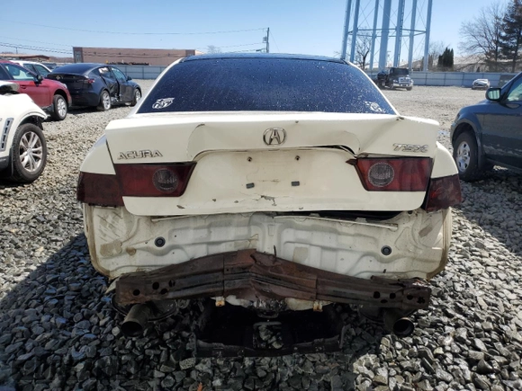 2004 Acura TSX w/Navigation with VIN JH4CL96954C020908, listed as a Copart auction lot 50637385 with 156,674 mi miles and Salvage Title. Bid and sale history available at carsss.com. Image 6.