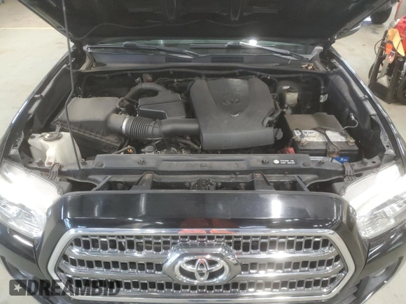 2017 Toyota Tacoma SR5 with VIN 3TMCZ5AN9HM049331, listed as a Copart auction lot 55744685 with 114,515 mi miles and Salvage Title. Bid and sale history available at DreamBid. Image 11.