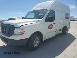 2020 Nissan NV Cargo S with VIN 1N6BF0LY8LN808397, listed as a Copart auction lot 48212185 with Not provided miles and Salvage title. Bid and sale history available at DreamBid. Image 1.
