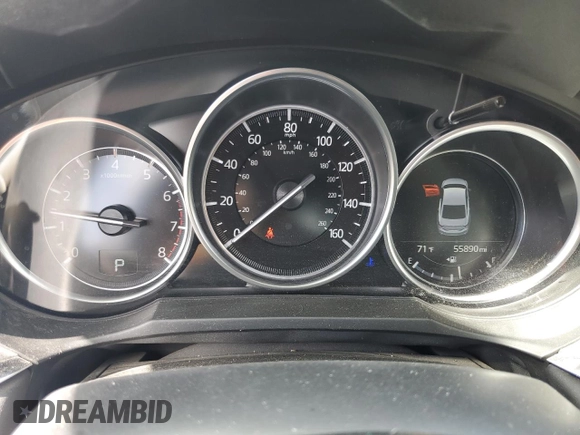 2020 Mazda 6 Sport with VIN JM1GL1UM9L1517935, listed as a Copart auction lot 46538025 with 55,890 mi miles and Salvage Title. Bid and sale history available at DreamBid. Image 9.