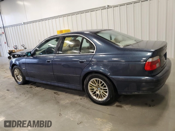 2003 BMW 5 Series 530iA with VIN WBADT63413CK29622, listed as a Copart auction lot 72416014 with 102,223 mi miles and Salvage Title. Bid and sale history available at carsss.com. Image 2.