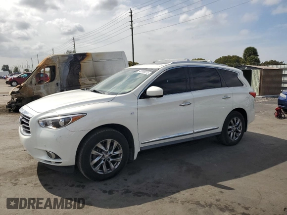 2014 Infiniti QX60 with VIN 5N1AL0MM9EC515024, listed as a Copart auction lot 46598075 with 138,564 mi miles and Clean Title. Bid and sale history available at carsss.com. Image 1.