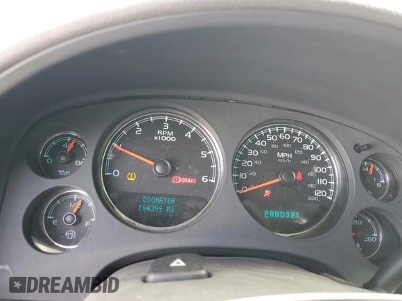 2008 Chevrolet Suburban LTZ with VIN 1GNFK16Y18R165402, listed as a Copart auction lot 47832565 with 184,399 mi miles and Salvage Title. Bid and sale history available at carsss.com. Image 9.