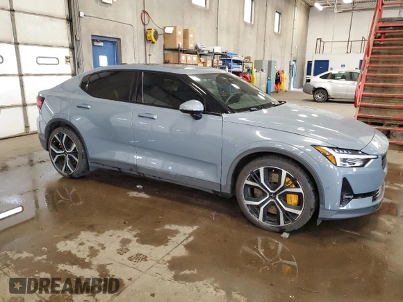 2022 Polestar 2 z VIN LPSED3KA6NL078671, wystawiony jako Copart lot #57259945 z przebiegiem 24 692 mil mil oraz Szkody całkowita. Historia ofert i sprzedaży dostępna na DreamBid. Obrazek 4.