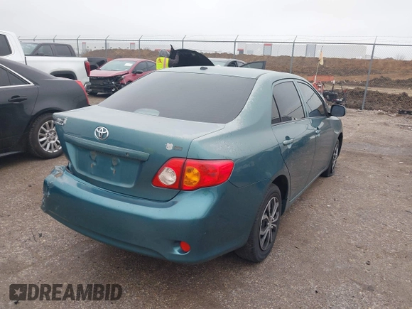 2009 Toyota Corolla with VIN JTDBL40E99J036263, listed as a IAAI auction lot 41544329 with 237,262 mi miles. Bid and sale history available at carsss.com. Image 4.