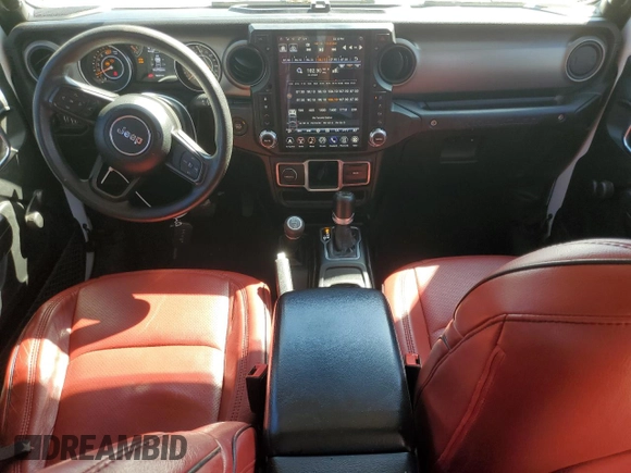 2018 Jeep Wrangler Unlimited Sport S with VIN 1C4HJXDN4JW240844, listed as a Copart auction lot 55578405 with 70,369 mi miles and Salvage title. Bid and sale history available at DreamBid. Image 8.
