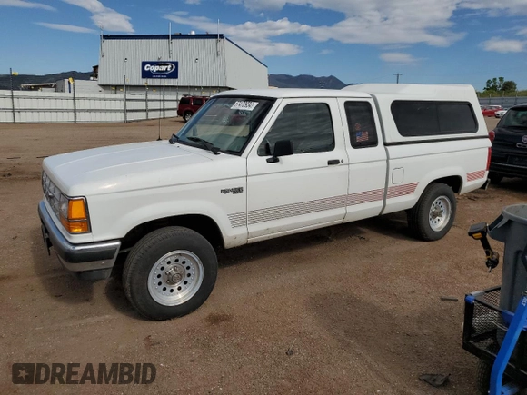 1992 Ford Ranger XLT with VIN 1FTCR15X9NPA98555, listed as a Copart auction lot 57470934 with 104,247 mi miles and Clean Title. Bid and sale history available at DreamBid. Image 1.