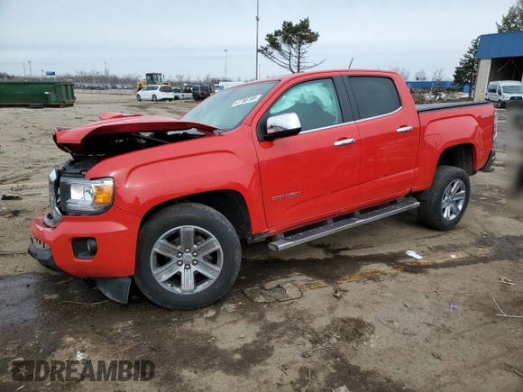 2016 GMC Canyon 4WD SLT with VIN 1GTG6DE3XG1358704, listed as a Copart auction lot 47768195 with 80,865 mi miles and Salvage Title. Bid and sale history available at carsss.com. Image 1.