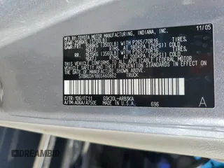 2006 Toyota Tundra SR5 with VIN 5TBRU34186S460862, listed as a Copart auction lot 46499395 with 261,479 mi miles and Salvage Title. Bid and sale history available at carsss.com. Image 14.