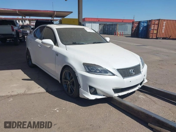 2011 Lexus IS with VIN JTHBE5C25B5025596, listed as a IAAI auction lot 41941765 with Not Provided miles. Bid and sale history available at carsss.com. Image 1.