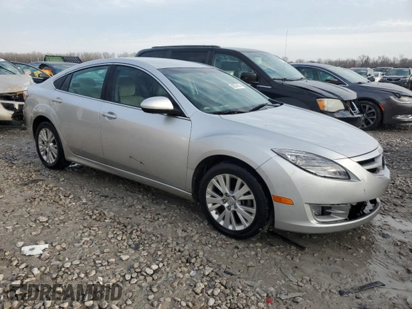 2009 Mazda 6 i Touring with VIN 1YVHP82A795M14941, listed as a Copart auction lot 86374814 with 205,336 mi miles and Salvage Title. Bid and sale history available at carsss.com. Image 4.