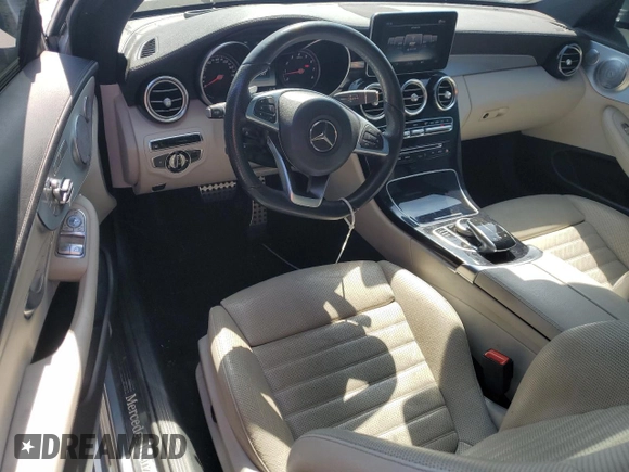 2017 Mercedes-Benz C 300 with VIN WDDWJ4KB6HF390906, listed as a Copart auction lot 63478555 with 159,343 mi miles and Clean title. Bid and sale history available at DreamBid. Image 8.