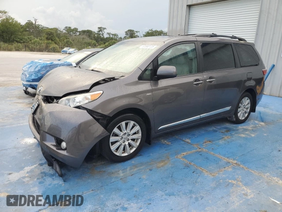 2017 Toyota Sienna XLE z VIN 5TDDZ3DC0HS188413, wystawiony jako Copart lot #53560135 z przebiegiem 187 950 mil mil oraz Szkoda całkowita • Salvage title. Historia ofert i sprzedaży dostępna na DreamBid. Obrazek 1.