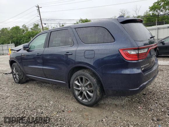2018 Dodge Durango GT с VIN 1C4RDJDG5JC160416, выставлен на аукционе Copart как лот 57112815 с пробегом Не указан миль и Списание • Salvage title. История ставок и продаж доступна на DreamBid. Изображение 2.