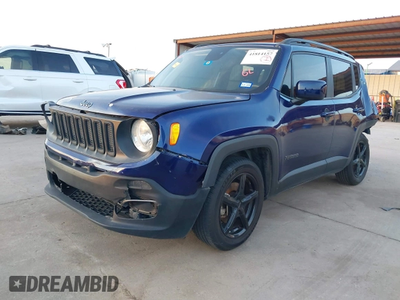 2018 Jeep Renegade Latitude with VIN ZACCJABB6JPH48469, listed as a IAAI auction lot 41814157 with 64,060 mi miles and . Bid and sale history available at DreamBid. Image 2.
