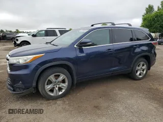 2016 Toyota Highlander Limited with VIN 5TDDCRFH5GS016048, listed as a Copart auction lot 62386865 with 259,417 mi miles and Clean title. Bid and sale history available at DreamBid. Image 1.