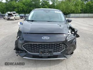 2021 Ford Escape Titanium with VIN 1FMCU9J97MUA57521, listed as a Copart auction lot 58714055 with 83,201 mi miles and Salvage title. Bid and sale history available at DreamBid. Image 5.