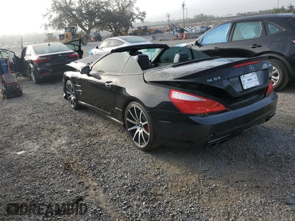 2015 Mercedes-Benz SL 63 AMG with VIN WDDJK7EA3FF031618, listed as a Copart auction lot 50321245 with 27,889 mi miles and Salvage title. Bid and sale history available at DreamBid. Image 2.