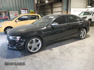 2014 Audi S4 Premium Plus z VIN WAUBGAFL9EA017499, wystawiony jako Copart lot #56227705 z przebiegiem 100 439 mil mil oraz Szkoda całkowita • Salvage title. Historia ofert i sprzedaży dostępna na DreamBid. Obrazek 1.