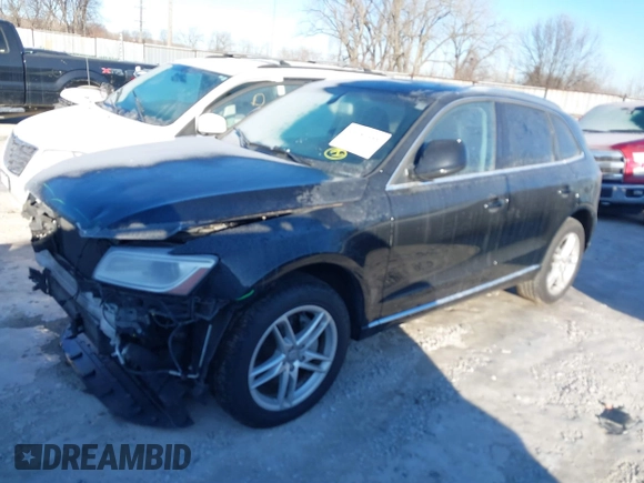 2014 Audi Q5 Premium Plus z VIN WA1CMAFP9EA043906, wystawiony jako IAAI lot #41382488 z przebiegiem 117 677 mil mil oraz . Historia ofert i sprzedaży dostępna na DreamBid. Obrazek 2.