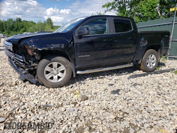 2015 GMC Canyon 4WD SLE with VIN 1GTG6BE34F1252557, listed as a Copart auction lot 61313294 with 16,084 mi miles and Salvage Title. Bid and sale history available at carsss.com. Image 1.