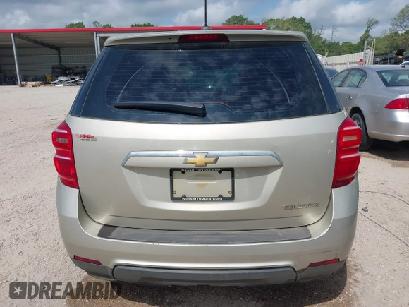 2016 Chevrolet Equinox LS with VIN 2GNALBEK0G1133297, listed as a IAAI auction lot 42032819 with 186,481 mi miles and . Bid and sale history available at carsss.com. Image 16.