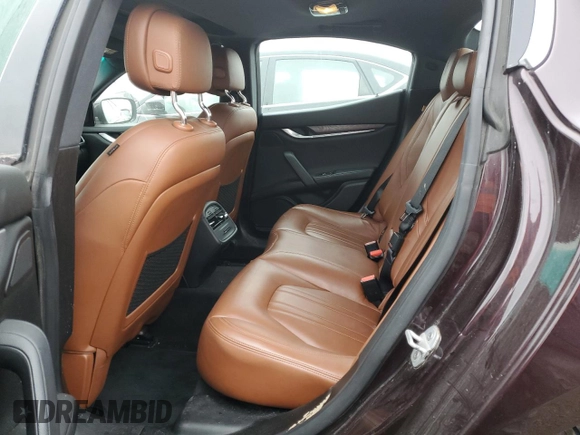 2015 Maserati Ghibli S Q4 with VIN ZAM57RTA1F1145377, listed as a Copart auction lot 43502375 with 58,046 mi miles and Salvage Title. Bid and sale history available at carsss.com. Image 10.