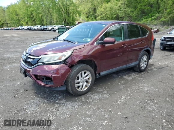 2016 Honda CR-V EX with VIN 2HKRM4H57GH604306, listed as a Copart auction lot 55986145 with 161,894 mi miles and Salvage Title. Bid and sale history available at DreamBid. Image 1.