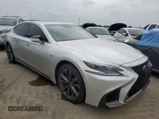 2018 Lexus LS with VIN JTHB51FF0J5000871, listed as a Copart auction lot 75030744 with 46,948 mi miles and Non Repairable. Bid and sale history available at carsss.com. Image 4.