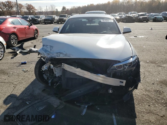 2020 BMW 2 Series 230i xDrive with VIN WBA2J3C02L7F62738, listed as a Copart auction lot 76103913 with 20,687 mi miles. Bid and sale history available at carsss.com. Image 5.